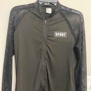 Zip up sport jacket